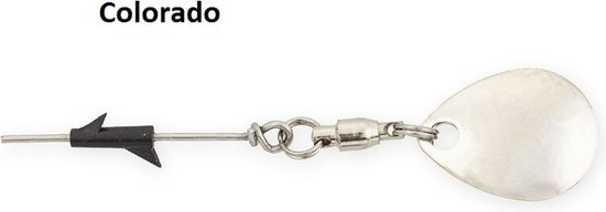 Z-man Zman Trd Spinz Tail Spinners Zilver Willow van Z-man — afbeelding 2