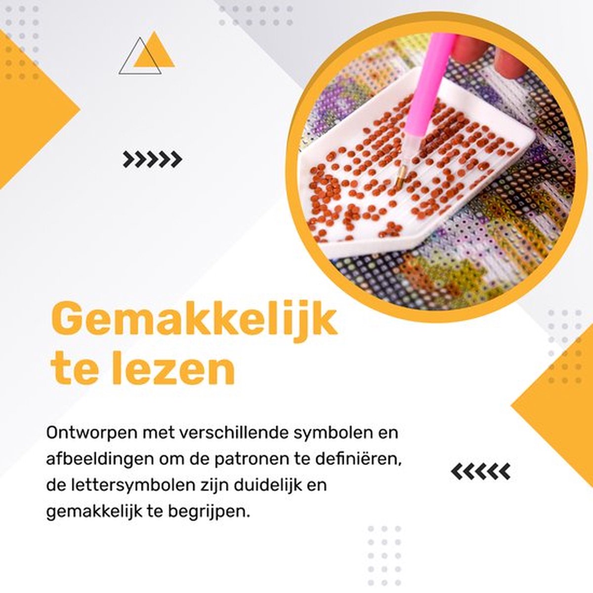 Rubye® Diamond Painting Volwassenen - Diamond Painting Kinderen - Diamond Painting Pakket Volledig - Landhuis - 40x50cm — afbeelding 4
