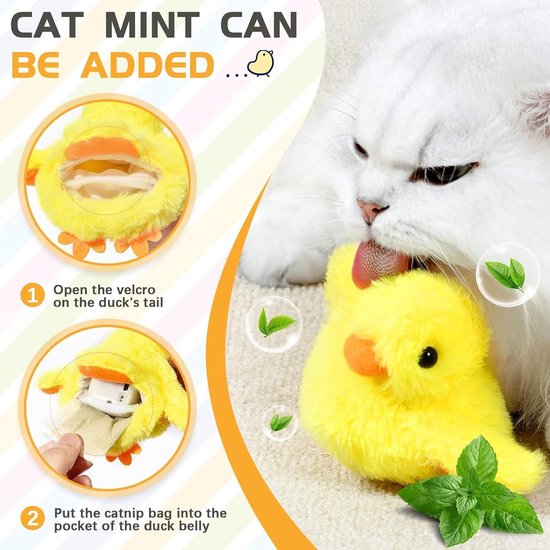 Speedy Panther Pluche kattenkruid kattenspeelgoed, interactief