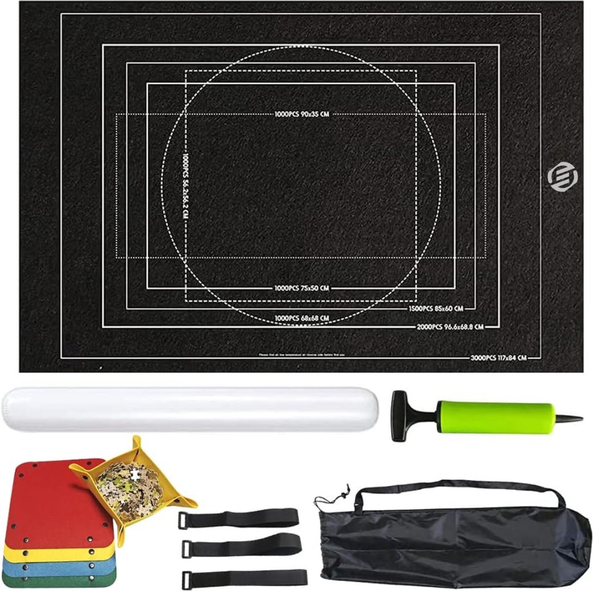 Equivera Puzzelplaat - Puzzelmat - Puzzelbord - Puzzel Plaat - Puzzelplank - Puzzelbord