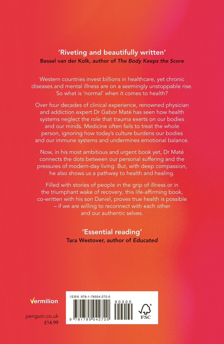 The Myth of Normal | Gabor Maté - back cover