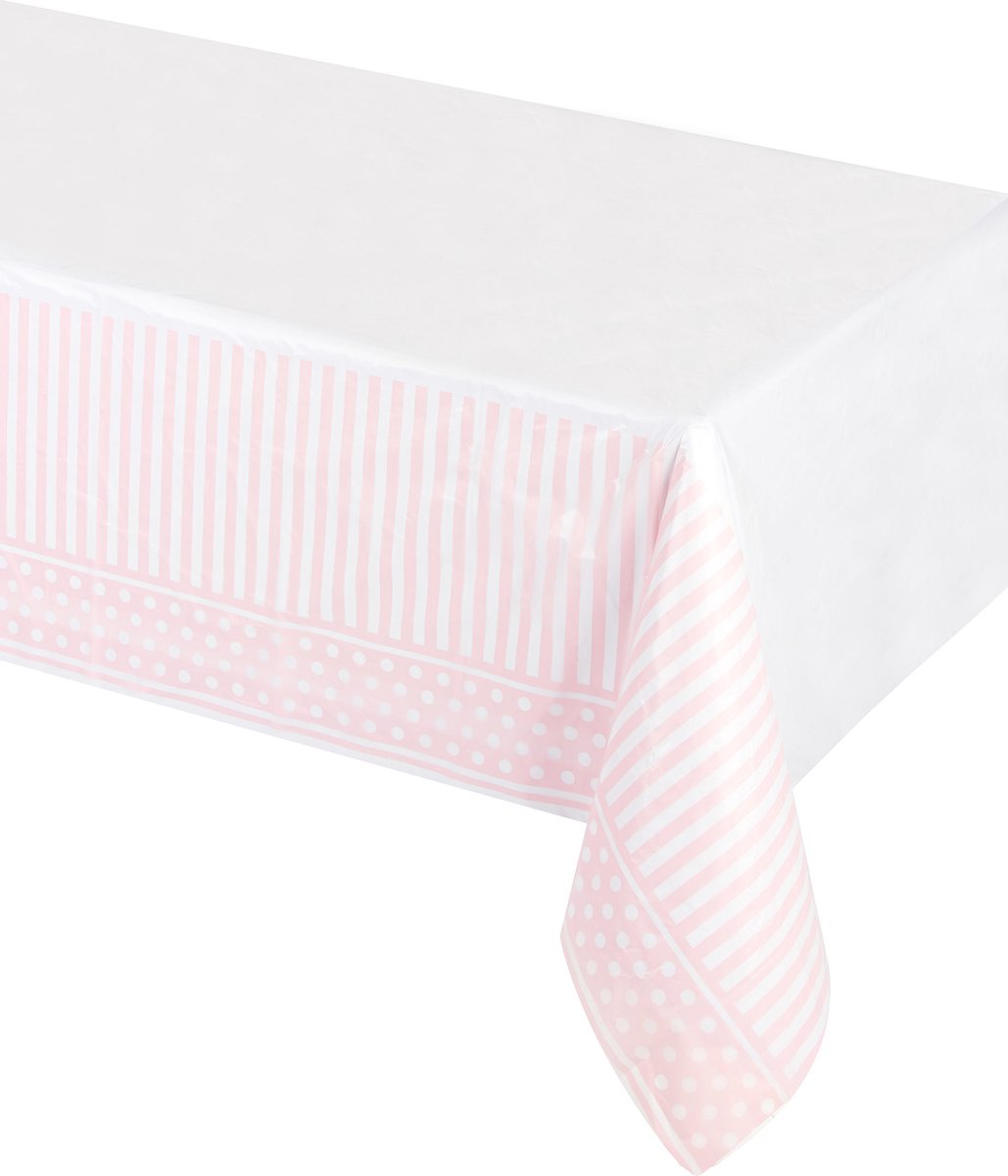 CREATIVE PARTY - Papieren slingerslinger Happy Birthday Roze en Goud 3,7 m chic