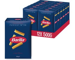Barilla Fusilli - Traditioneel Italiaans - Pasta - 12 x 500g