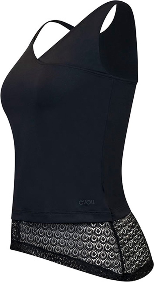 Evou - Sporttop - Black Edition - maat S