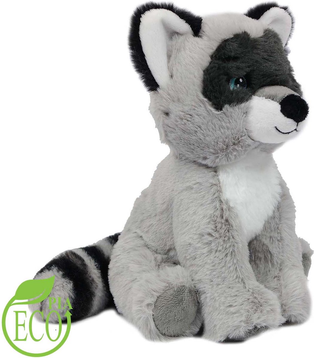 Pia Soft Toys Pluche Knuffeldier Wasbeer ECO- 21 cm: 100% Ecologisch 100% Lief
