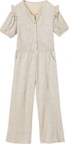 Vertbaudet Feestelijke jumpsuit met pofmouwen en volants voor meisjes