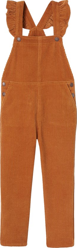 Salopette Fille Vertbaudet Salopette Fille à Volants Vertbaudet - Style Bohème En Coton Combinaison JEAN