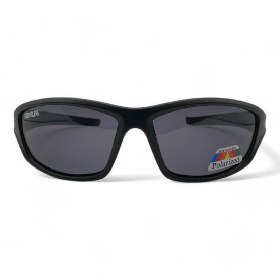 LOUD AND CLEAR® - Zonnebril - Heren - Zwart - Sportbril - Rave - Spiegel - Gepolariseerd van LOUD AND CLEAR® — afbeelding 2