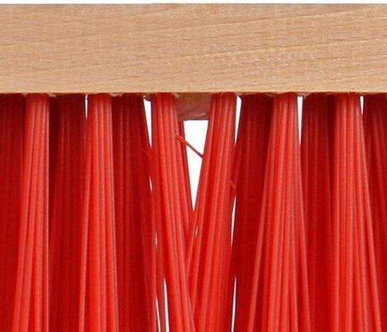 Talen Tools - Bezem - Kunststof - Rood - 28 cm - Zonder steel van Talen Tools — afbeelding 3