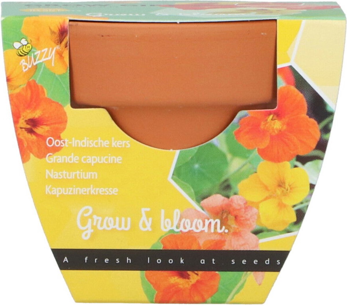 Buzzy - Grow gifts kweekset groeicadeautje oost-indische kers
