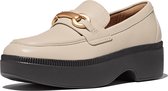 FitFlop F-Luma Chunky-Snaffle Mocassins demi-coins en cuir BEIGE - Taille 39