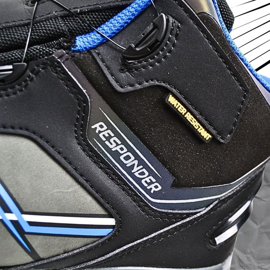 MANHATTAN Chaussures de travail Hautes S3 - Chaussures de sécurité - Cuir Nubuck - Imperméables - Embout Aluminium