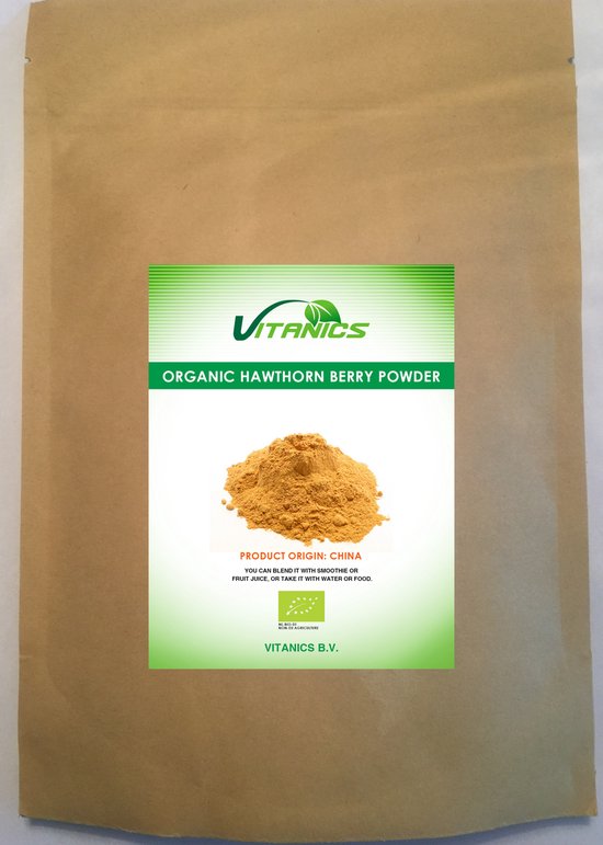 Meidoornbessenpoeder Biologisch (Hawthorn Berry Powder Organic) 500g | bol