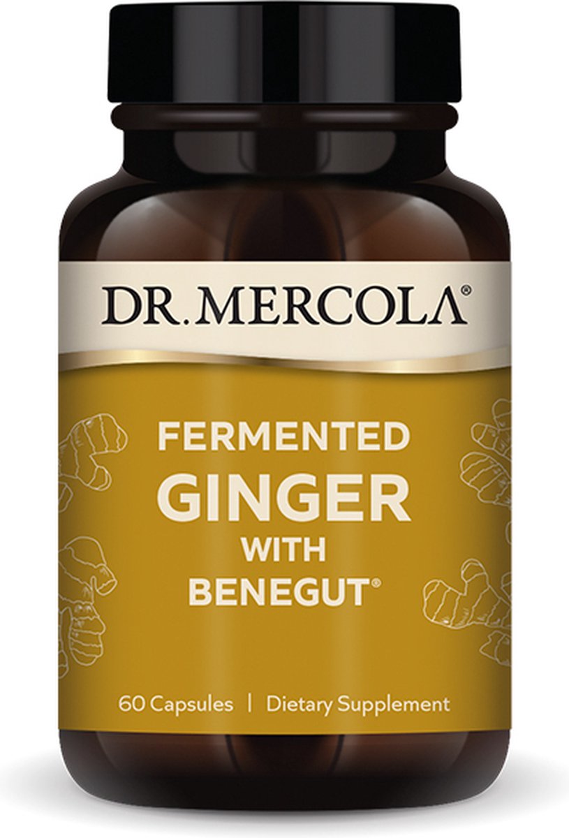 Goedkoopste Dr. Mercola - Fermented Ginger with Benegut - 60 capsules