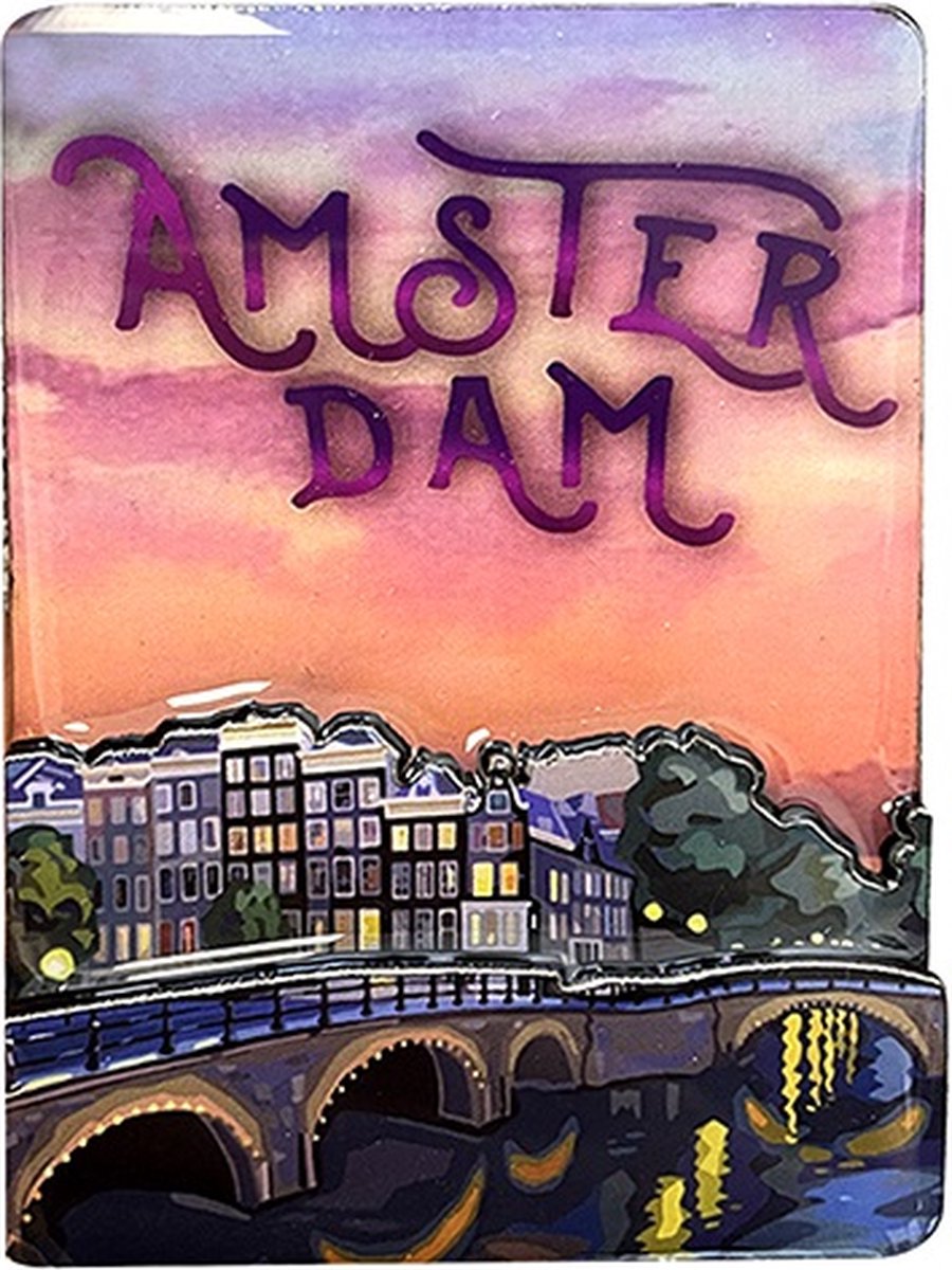 Memoriez 2D Magneet Amsterdam Canal