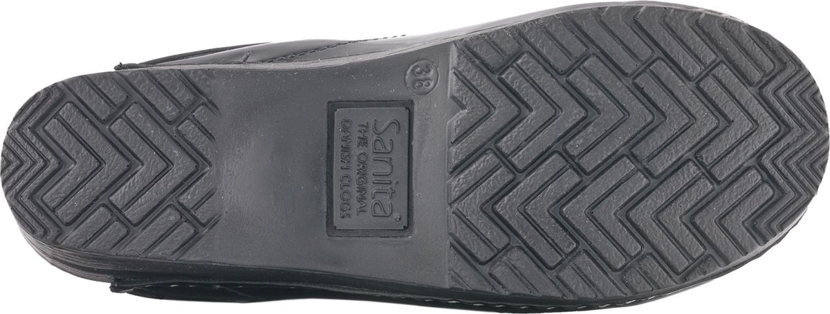 Sanita Original-Sonja Patent Open ZWART - Maat 36