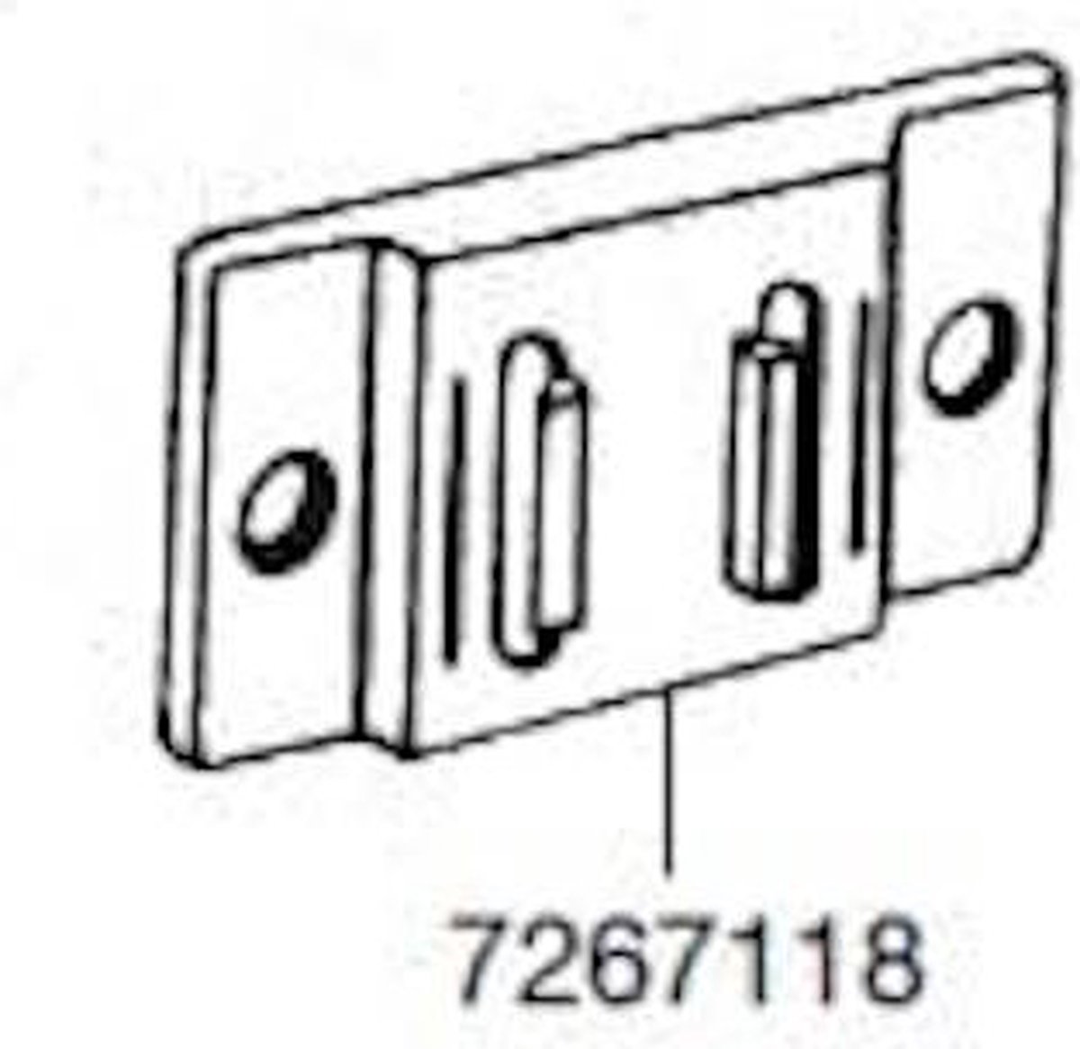 Eheim Bevestigingsplaat 100550