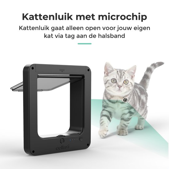Slim kattenluik weert kat met prooi dankzij AI Slim kattenluik weert kat met prooi dankzij AI