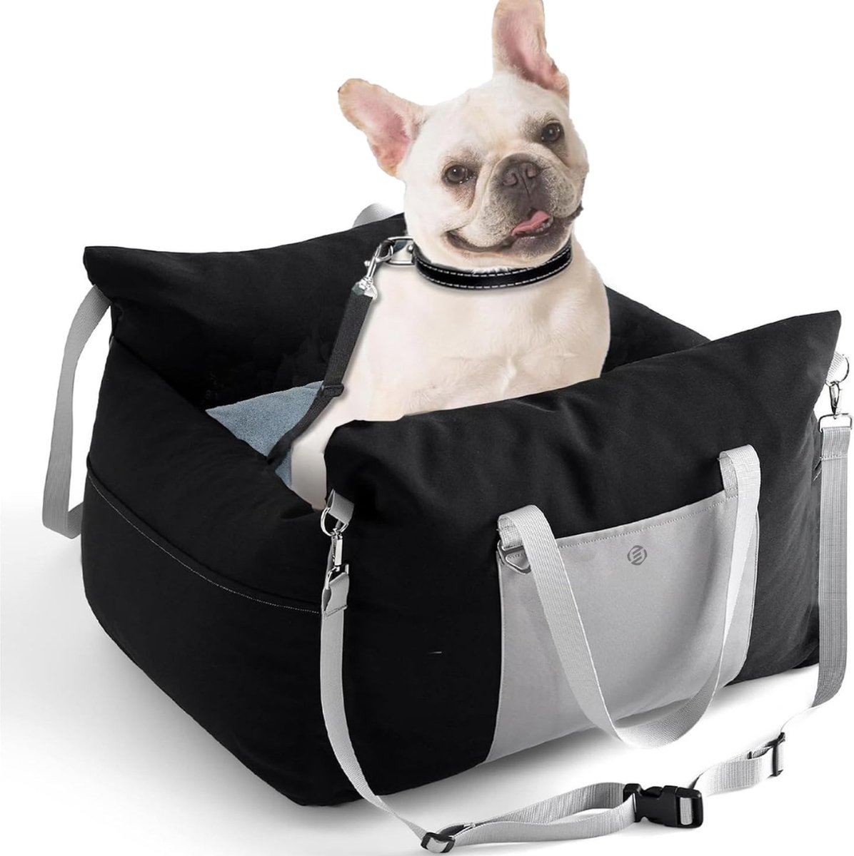 Equivera Hondenmand Auto Met Gordel - Hondenmand - Hondenmand Auto - Autostoel Hond - Hondenstoel Auto - Met Gordel