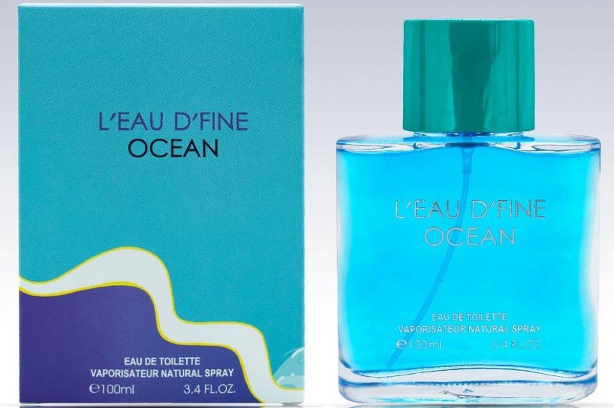 Goedkoopste Fine Perfumery L'eau D'fine Ocean Eau de Toilette Pour Homme 100ml