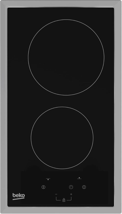 Cooksir Keramische kookplaat 4 zone, touch control, ingebouwde kookplaat met frame, 60 cm, 9-vermogensniveaus, 6000 W, timer, kinderbescherming, permanente bedrading, zwart glaskeramiek