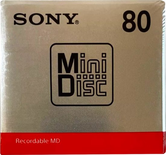 SONY MDW80T MD Blank Minidisc 80 Minutes Recordable Lot of 10 discs set
