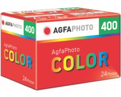 AgfaPhoto Colour 400 – Kleurfilm 135 mm – 24 opnames – ISO 400 – Compatibel met analoge camera’s – Uitstekende beeldkwaliteit bij weinig licht