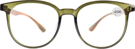 Lunettes de lecture Montour - OTIS - plus 2.00 - Modèle rond - Vert - Femme - Homme - Unisexe