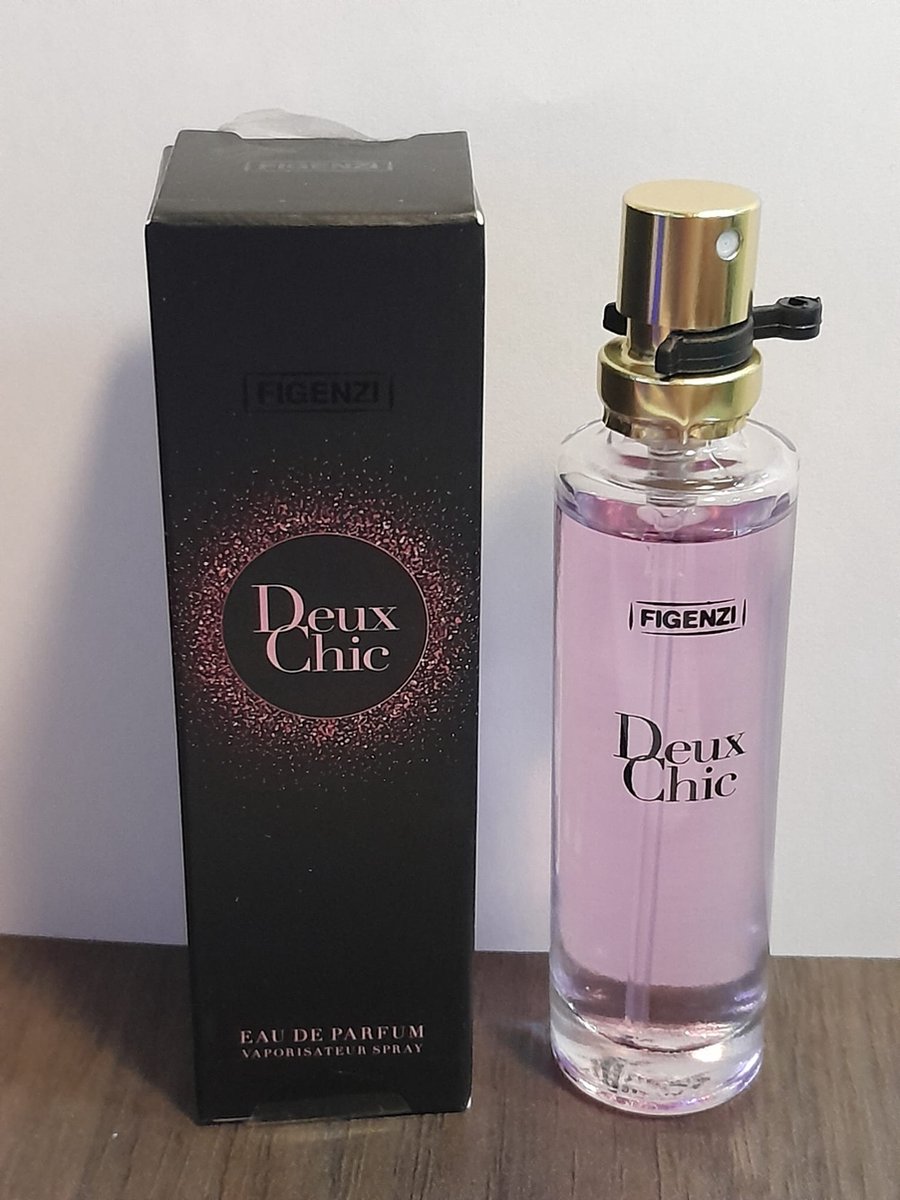 Goedkoopste Figenzi Deux Chic mini parfum eau de parfum voor haar 15 ml handtasformaat