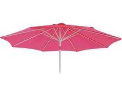 Vervangende hoes voor parasol N19, parasolhoes vervangende hoes, Ø 3m stof/textiel 5kg ~ roze