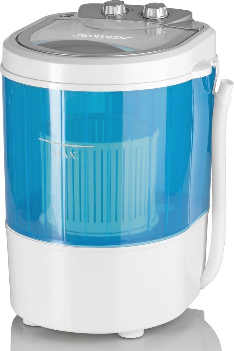 Mini Wasmachine voor Onderweg - Compact, Tot 3 kg en Gemakkelijk Op te Bergen - Ideaal voor Kamperen en Reizen