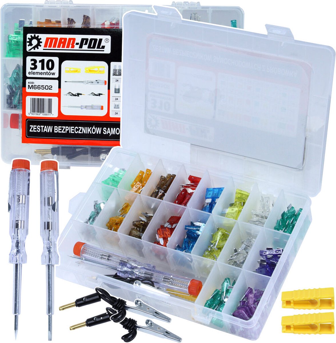 Autozekeringen set - 310 delig