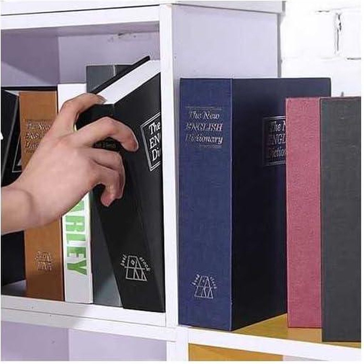 Boekkluis LBXbooksafe15010 - 265 x 200 x 65 cm - veilige opslag voor waardevolle items