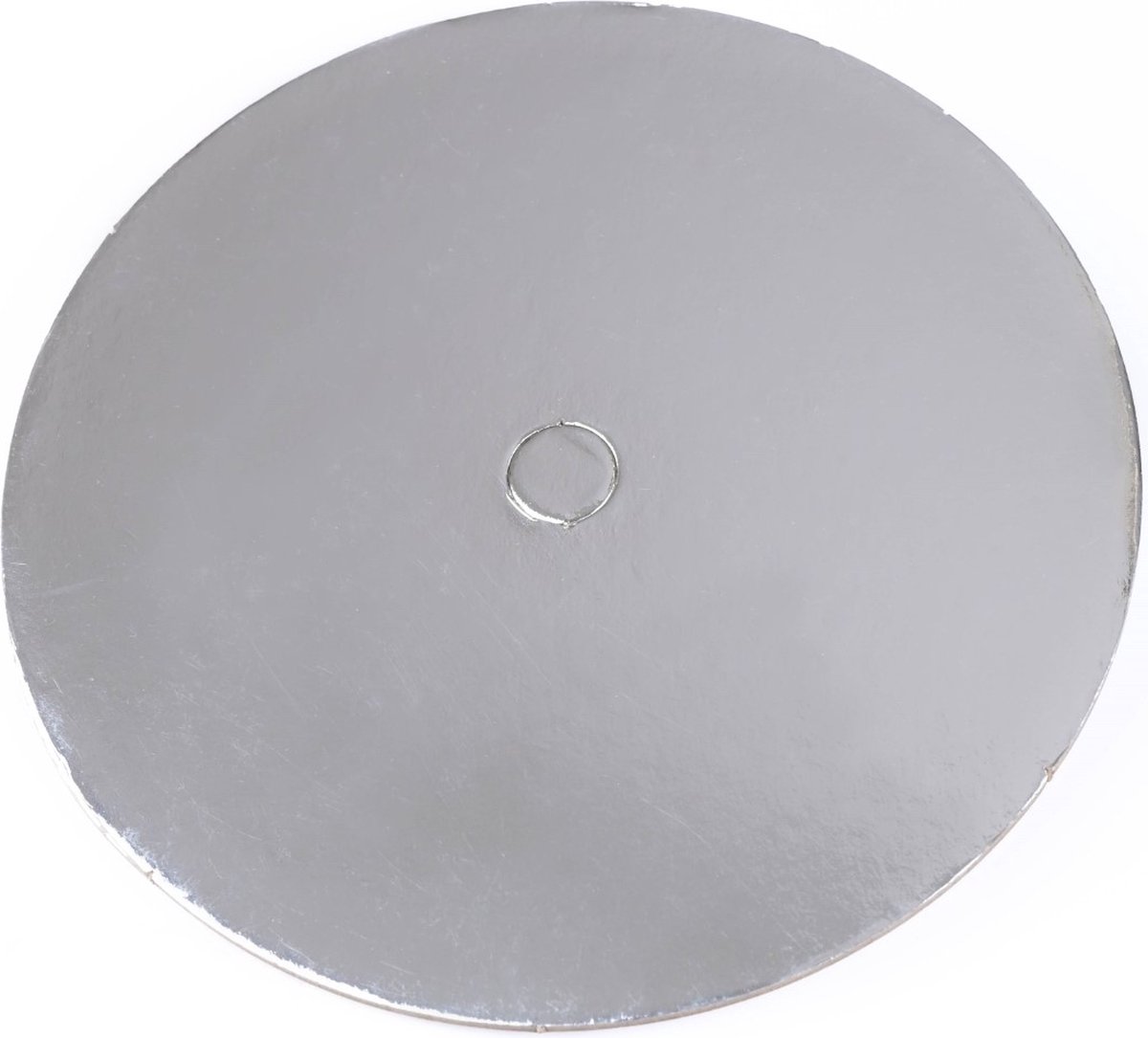 LOYAL Cake Board Geperforeerd Rond Zilver 18cm pk/10