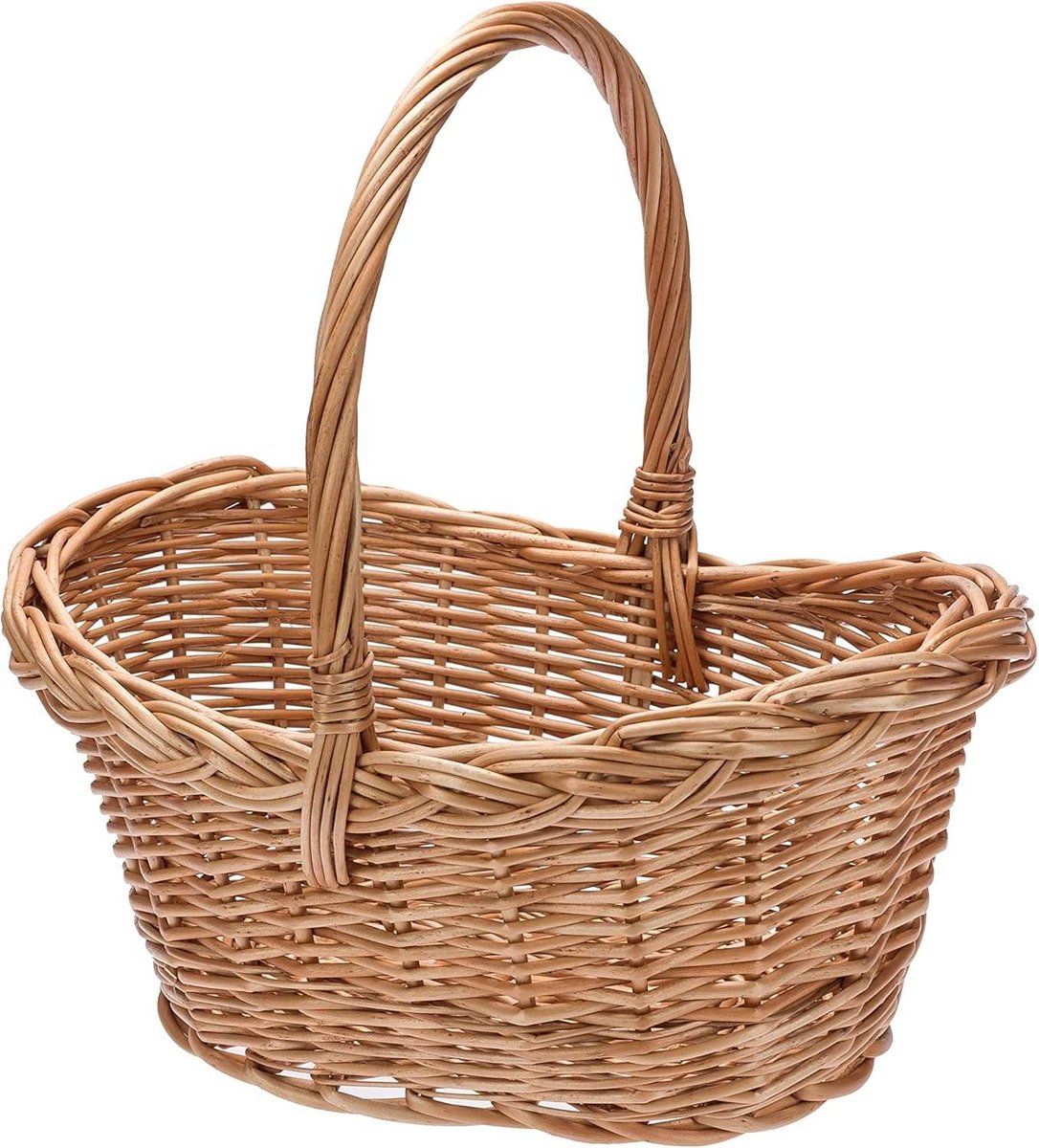 BOGATECO | Geschenkmand decoratieve mand 30 x 23 x 30 cm opbergmand speelgoedmand, open haardmand, marktmand geweven voor kinderkamer