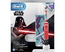 Product afbeelding van Oral-B Kids Oplaadbare Elektrische Tandenborstel - 1 Handvat Met Star Wars - Voor Kinderen Vanaf 3 Jaar