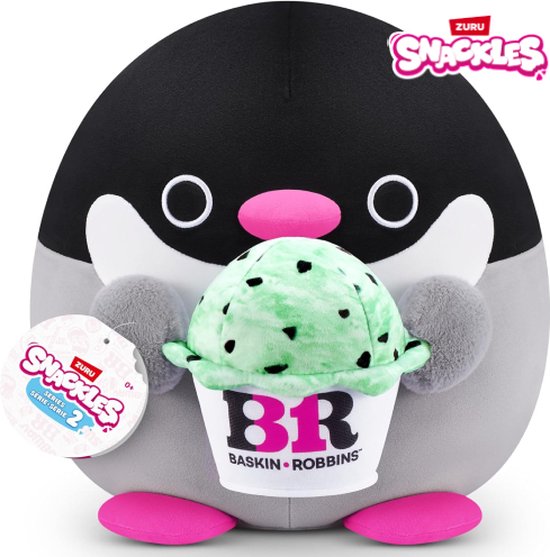 Snackles Serie 1 - Kuh, Surprise Medium Plush, Ultra Soft Plüsch