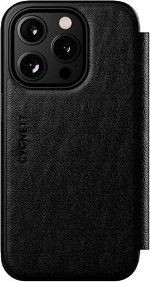Cygnett, Hoesje Geschikt voor Apple iPhone 16 Pro MagWallet met kaarthouder en standaardfunctie, Zwart