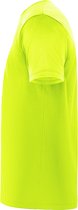 3 pack Fluor Geel unisex Control Dry sportshirt korte mouwen Daytona merk Roly maat 3XL