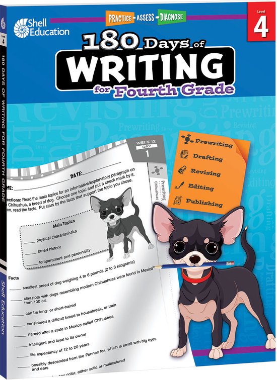 180 Days of Writing for Fourth Grade - cover