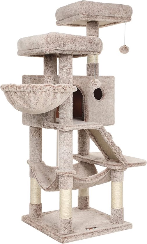 MIRA Home - Krabpaal - Kattenhuis - Kattenboom - Hangmat - Katten - 49x49x135