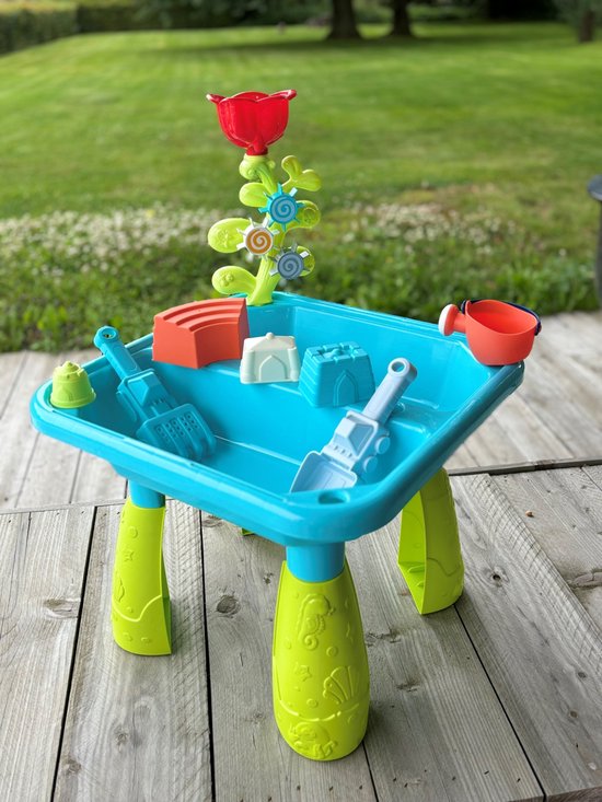 Bac à Sable En Forme De Tortue Paradiso Toys - 114x114x25 Cm, Avec Couvercle - Jeu D'extérieur Pour Enfants - 4