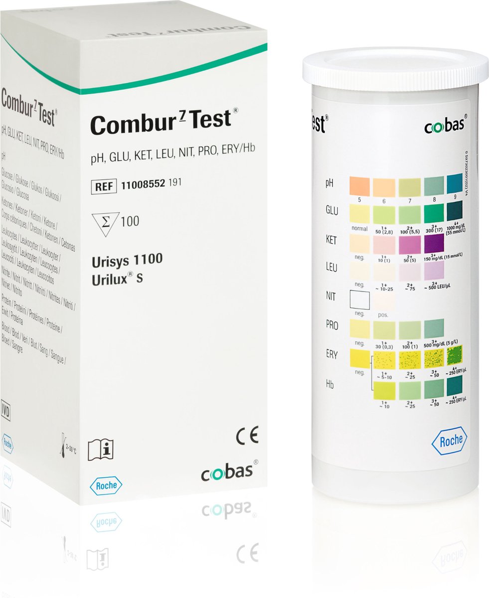 Goedkoopste Roche Combur 7 teststrips 100 Stuks
