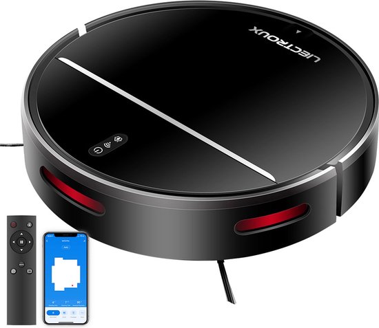 Seastone- LIECTROUX- Robotstofzuiger - Robotstofzuiger met dweilfunctie - Robotstofzuiger huisdieren - Tapijt - Harde Vloer