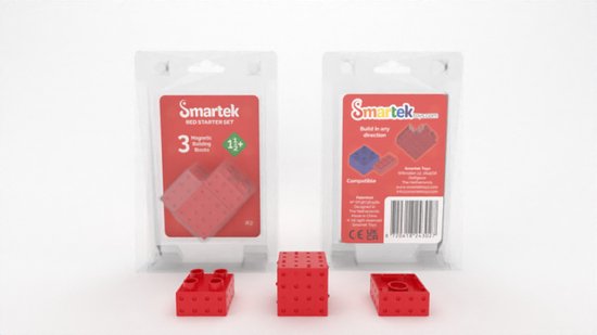 Starter Rood (Red) - #2 - Smartek Toys - Magnetische Bouwblokken