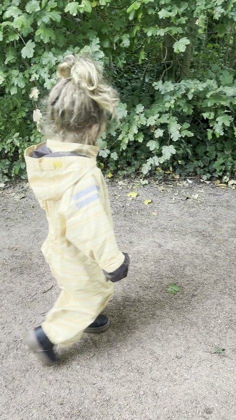 Ducksday Regenpak – Regenoverall – Waterdicht & Ademend – Gerecycled Polyester – Maat 98/104 – Dusk