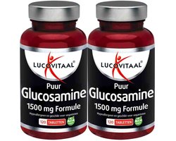 Lucovitaal - Glucosamine Puur 1500 mg formule - 2 x 120 tabletten - Voordeelverpakking