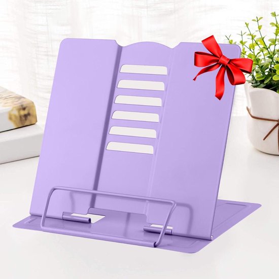 Bamboe Boekensteun – Boekenstandaard & Tablet Houder – Houten Receptenboekhouder