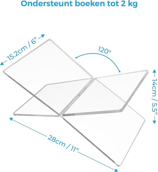 Makkelijk Op Te Bergen Boekenstandaard Winter Shore Dryer Sheets Acryl Aufbewahrung - Acryl Box Transparent Mit Deckel Für Open Boek Standaard Voor Tijdschriften
