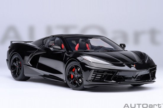 AUTOart 1/18 Chevrolet Corvette C8 Stingray Z51, Black | bol